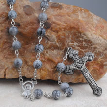 Glass beads rosary